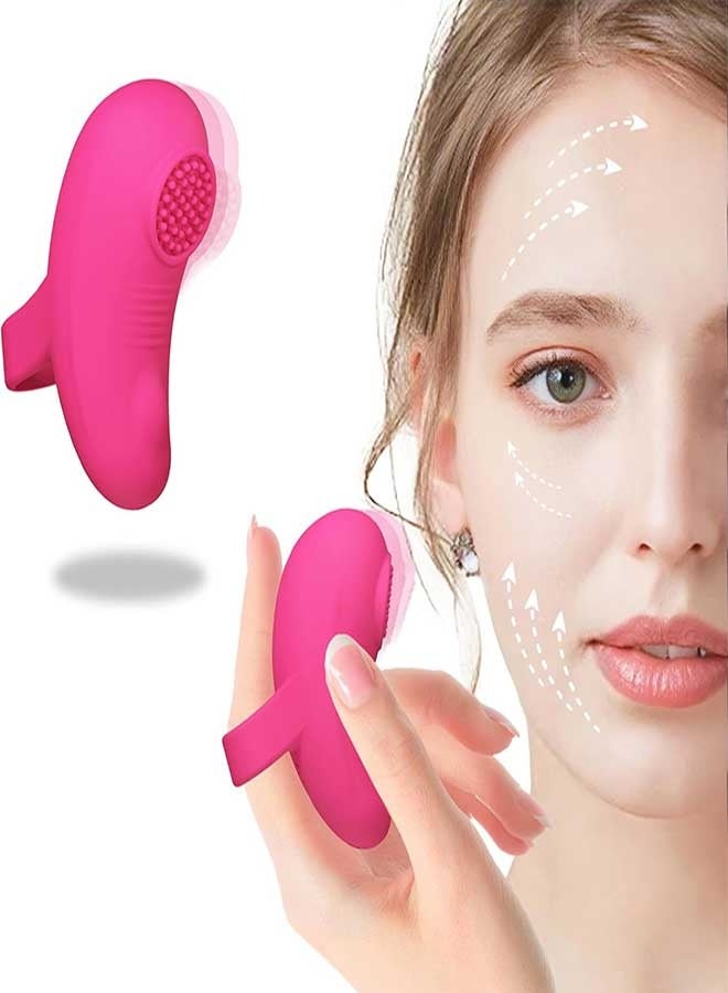 رات سو مدلك الوجه المحمول الصغير -مقاوم للماء قابل لإعادة الشحن اهتزاز شخصي رعاية الجلد القوية أداة التدليك لتخفيف توتر عضلات الوجه، الألم، التعب، العضلات مشددة - Image 1